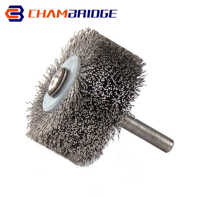 5pcs Wire Brush Wheel Set Rust Paint Cleaning Drill Bit Attachment