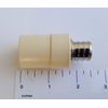 1 PIECE 3/4" PEX X 3/4" CPVC TRANSITION COUPLING ADAPTER (LEAD FREE BRASS