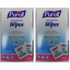GOJO : PURELL Premoistened Sanitizing Hand Wipes, 5 x 7, 100/Box -:- Sold as 2 Packs of - 100 - / - Total of 200 Each