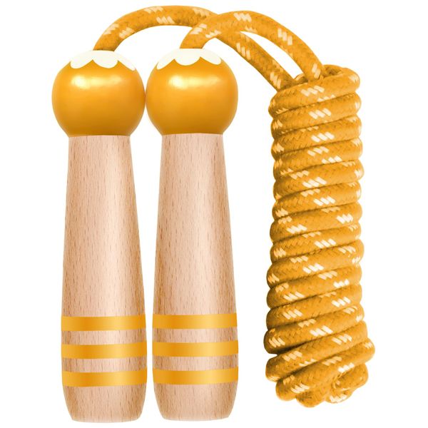 Wal Base Jump Jump Jump Rope Easy for Beginners to Jump for Toddlers, Elementary School Students and Children (Orange)