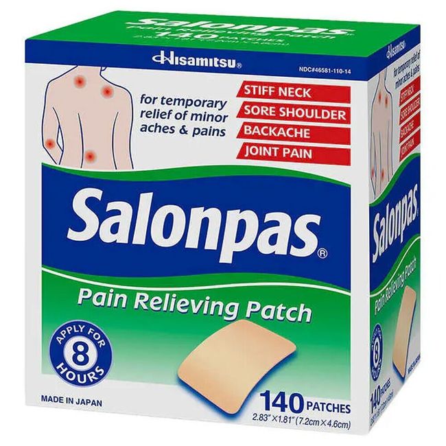 Salonpas Flexible Pain Relieving Patch 140 ct - Free Shipping Exp: 10/25