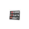 Interchangeable Patches, 1 pair, BUDDY, Size: Small, Black
