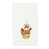 C&F Home Candle Towel White