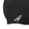 Speedo Unisex Erwachsene Bubble Active + Cap Schwimmkappe, Schwarz, Einheitsgröße