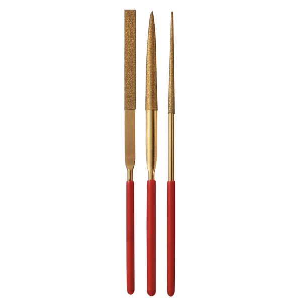 PAOCK DF-2 Bcross Diamond File Set of 3