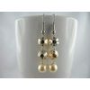 Ohrringe Crystal Golden Shadow Perlen Light Gold