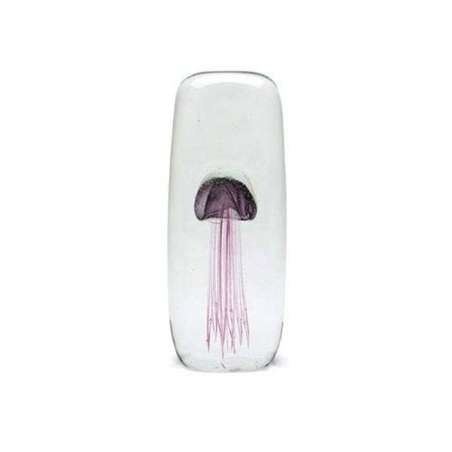 Jellyfish Paperweight Tall Glass Object Paperweight Jellyfish Paper Weight Tall Jellyfish