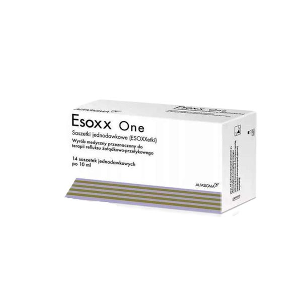 Esoxx One x 14 sachets - Relief for Heartburn, Epigastric Pain, Reflux of Gastric, Epigastric Pain**G