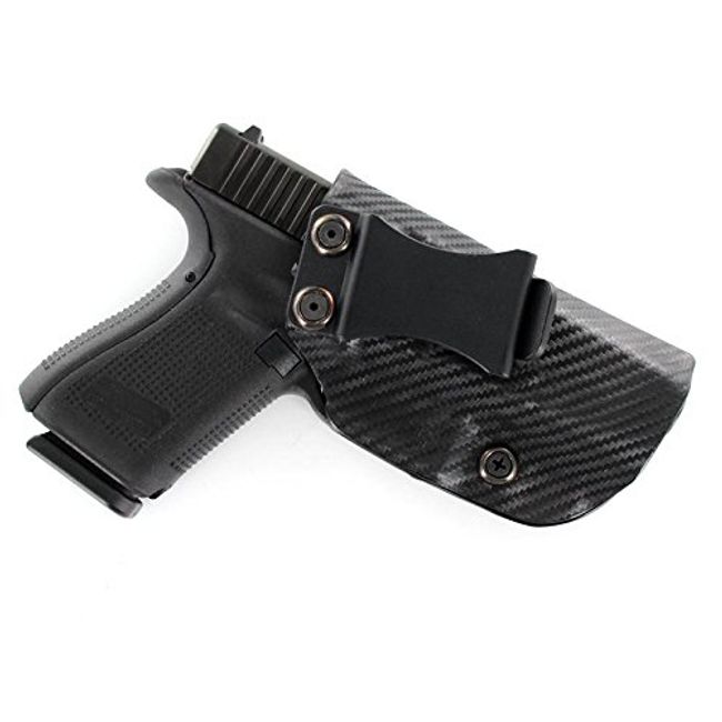 Black Carbon Fiber Kydex Concealment IWB Holster (Right-Hand, for Bersa BP9CC)