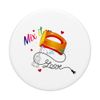 Colourful kitchen appliance with lettering in the cable PopSockets Swappable PopGrip