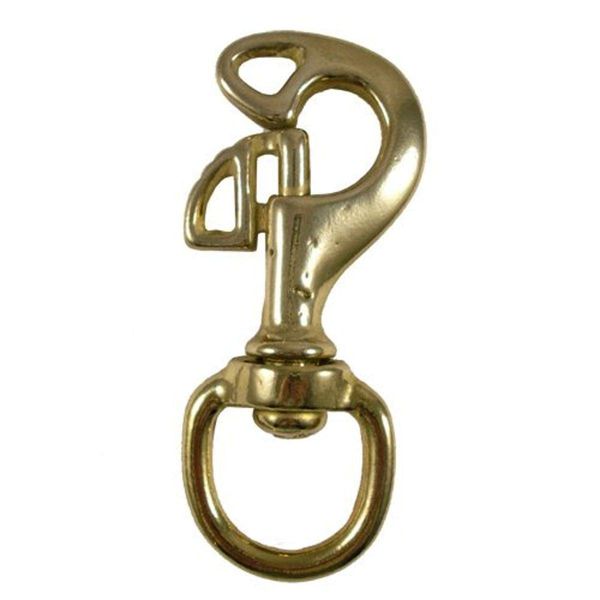 Scuba Choice Scuba Diving 3-1/4" Butterfly Swivel Brass Bolt Snap