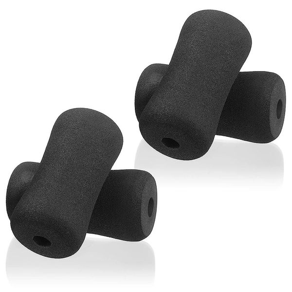 Sratte 4-Piece Foot Foam Pad Roller Set Machine Tube Leg Replacement for Extension for Weight Bench Inversion Table and Gym Workout Equipment