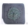 Green man tile mold abs plastic reusable casting mould 6" x 6" x 1/3" thick