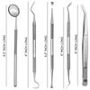 Dental Pets Teeth Cleaning Dog Tooth Scraper Pick Calculus Plaque Floss 5 Pc Kit