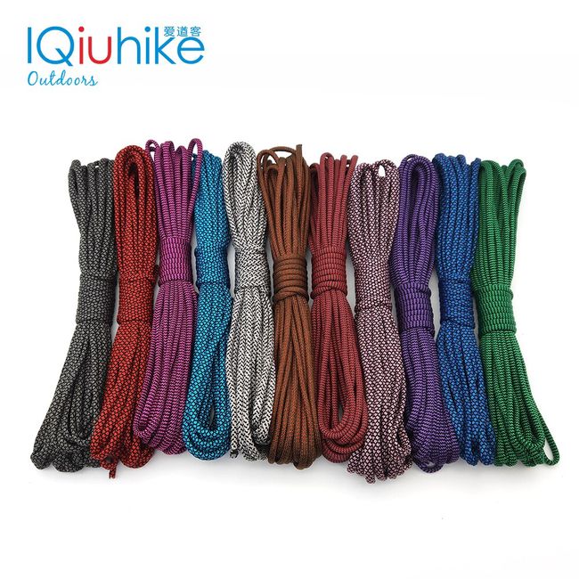 100 Colors Paracord 2mm 25FT 50FT 100FT Rope 1 Strand Paracorde Outdoor  Survival Equipment Clothesline DIY Bracelet Wholesale