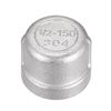 sourcing map 304 Stainless Steel Pipe End Cap Fitting 1/2 NPT Female Thread Plug