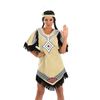 Fun Shack FN2295M Costume, Womens Native American Beige, Medium