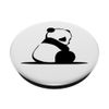 Cartoon Panda Sitting PopSockets Adhesive PopGrip