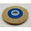 8" INCH ROUND BRASS WIRE BENCH GRINDER WHEEL BRUSH FOR RUST/PAINT REMOVAL 2Pcs