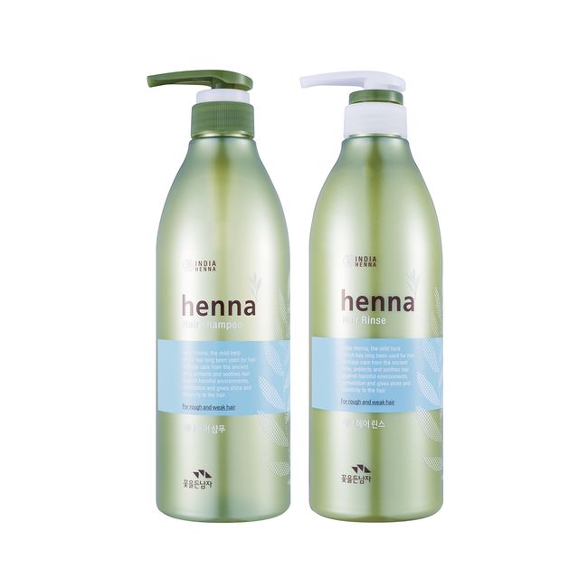 HENNA HAIR SHAMPOO 720ml + RINSE 720ml