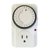 120v Analog Timer Single Outlet 24 Hour Grounded Lamp Grow light Quality UL