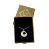 Large Wave Pendant, Sterling Silver, handmade in Cornwall