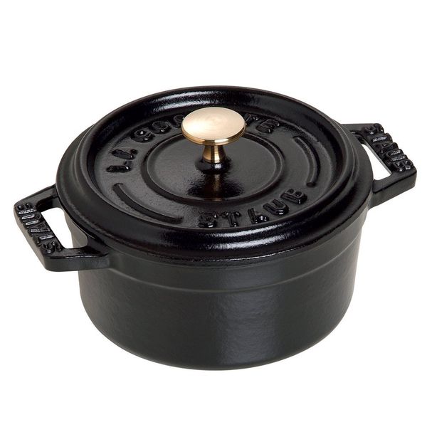 Staub Mini Round Cocotte 10 cm Black
