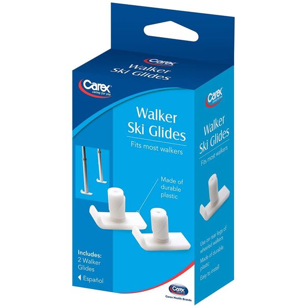 WALKER SKI GLIDES PAIR A809-00 2ct
