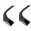 GT Styling Bubble Ventgard Front Tape On Rain Guards-Smoke 82999S