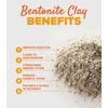 120 Sodium Bentonite Clay & Activated Charcoal Capsules 1000mg