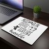 Messy Bun Coffee Scrubs #Nurselife Rectangular Mouse Pad 9.3″ x 7.8" / Rectangle