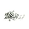Home Furniture Chrome Solid Wardrobe Cupboard Door Knobs (Only Screws)