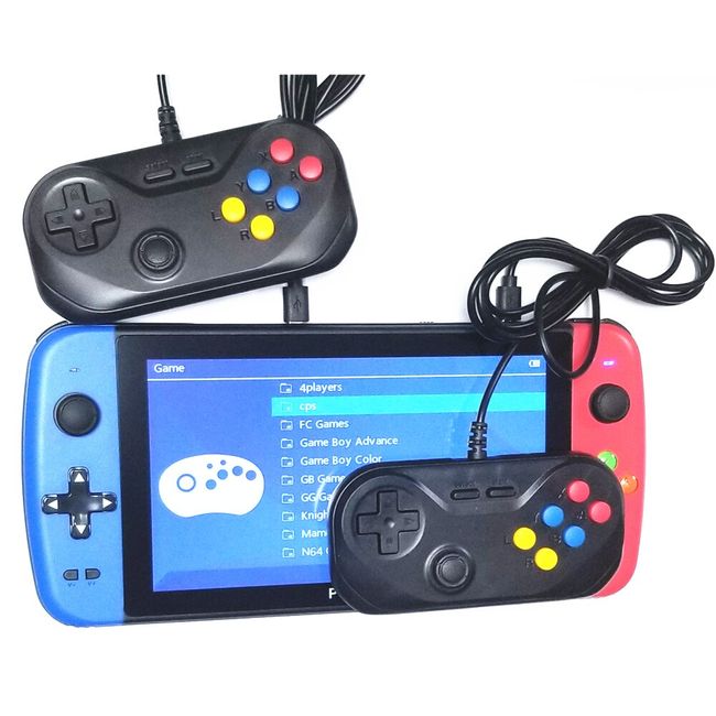 X19 Max Portable Game Console 5 Inch Screen 8gb 32gb Two Gamepads Support  Two Players Games For Sega Md Neogeo Mame Sfc Games - Handheld Game Players  - AliExpress