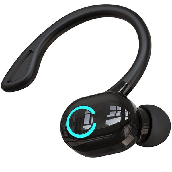 MAOW Bluetooth Earpiece Bluetooth 5.2 Earphones In-Ear Single Ear Bluetooth Headset with Noise Canceling Microphone Waterproof Wireless In Ear Bluetooth Headphones for Business Office Driving Sports