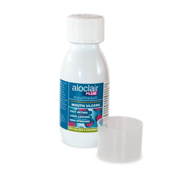 Aloclair Plus 120ml Mouthwash Mouth Ulcer Treatment