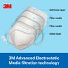 3M Filtering Barrier Face Covering, Soft, Breathable Materials, Convenient & Disposable, One Size, 5-pack