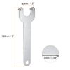 sourcing map Rotary Tool Wrench 30mm Center 2mm Thickness Metal Lock Nut Replacement Wrenches Spanner