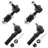 4PCS Set Front Stabilizer Bar Link Set + Outer Tie Rod End For Quest Villager