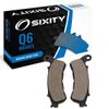 Sixity Q6 Organic Brake Pads FA388 Rear Replacement Kit Full Complete