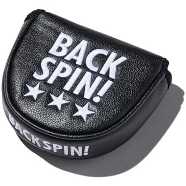 Golf Putter Headcover Simple Star Mallet Magnet (Black)