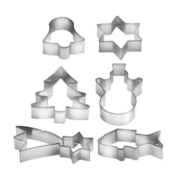 Tescoma Delícia 6-Piece Christmas Cookie Cutter on Ring