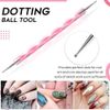 8Pcs Nail Art Brush Set, 7Pcs Nail Brushes + 1Pc Nail Dotting Tool