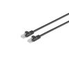 S/CONN maximum connectivity RJ45 Patchkabel CAT 7 Rohkabel U/UTP schwarz 25m
