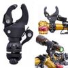 1-Pack 90° Rotation Bicycle Mount Holder Bracket for Flashlight Torch Clip Clamp