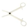 Piercing Clamps Disposable,10pcs Disposable Piercing Forceps Clamp Slotted Navel Forceps Piercing Pliers Piercing Tool Supply