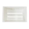 Small rectangle wooden crate multi-purpose (various designs) (Pansy flower)