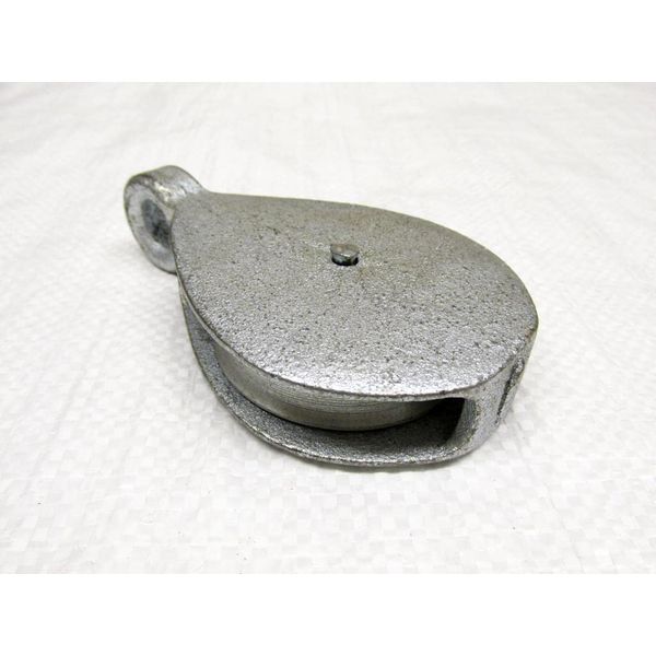 76MM Awning Pulley With Single Cast Sheave Fixed Round Eye (Rope Pulling Washing Line)