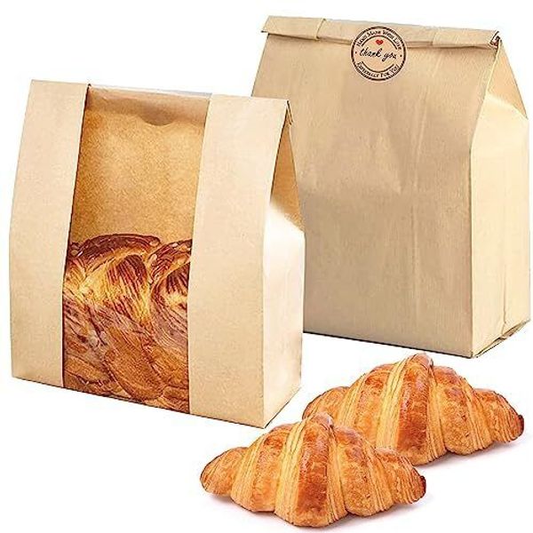 Paper Bread Bags for Homemade Bread Sourdough Bread Bags large bakery 25 Pack