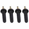 TPMS Tyre Valve Stems,4Pcs Rubber Sensor Valve Stem Snap In Type Tool for Car