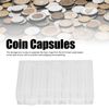 Coin Capsules, 100 Pcs 30mm ID Coin Collection Case, Clear